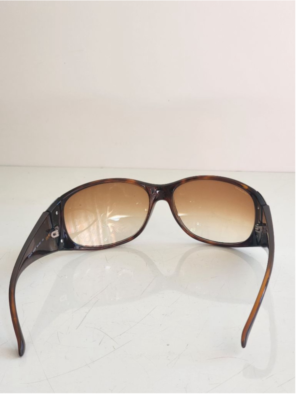 PRADA Vintage SPR07G Brown Tortoiseshell Sunglasses 61 mm 17 - Picture 8 of 13